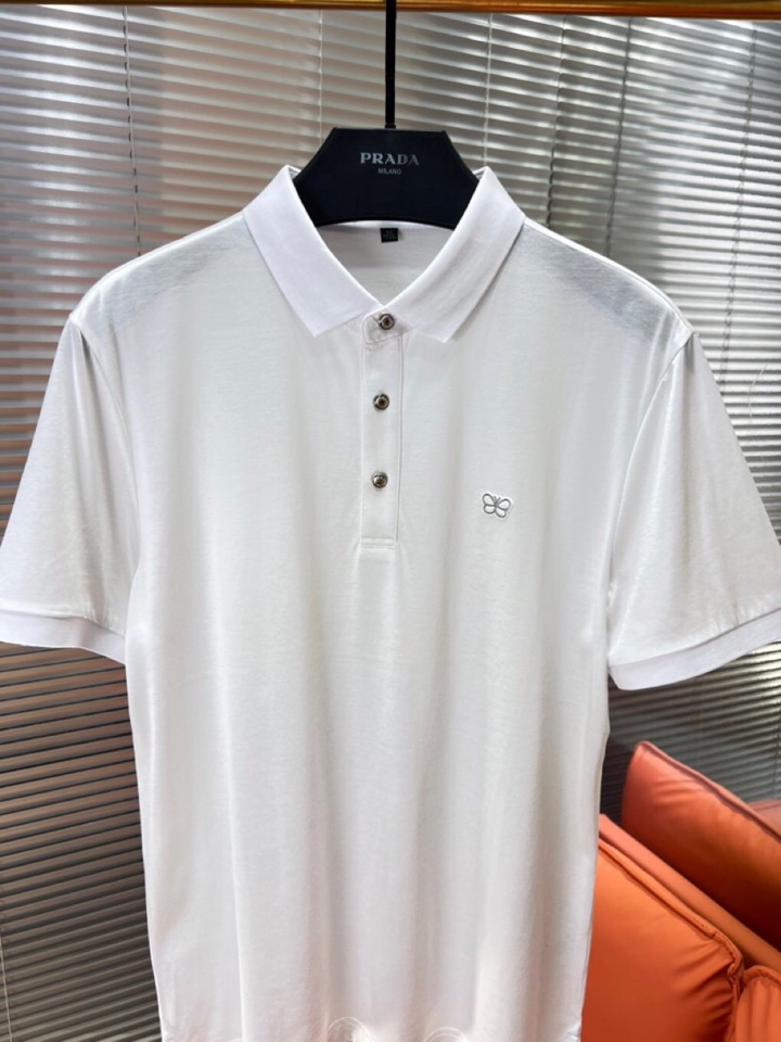  BOTTEGA VENETA BV葆蝶家 2025SS春夏新品男士翻领T恤Polo衫，雅致蝴蝶logo