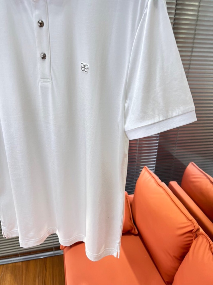  BOTTEGA VENETA BV葆蝶家 2025SS春夏新品男士翻领T恤Polo衫，雅致蝴蝶logo