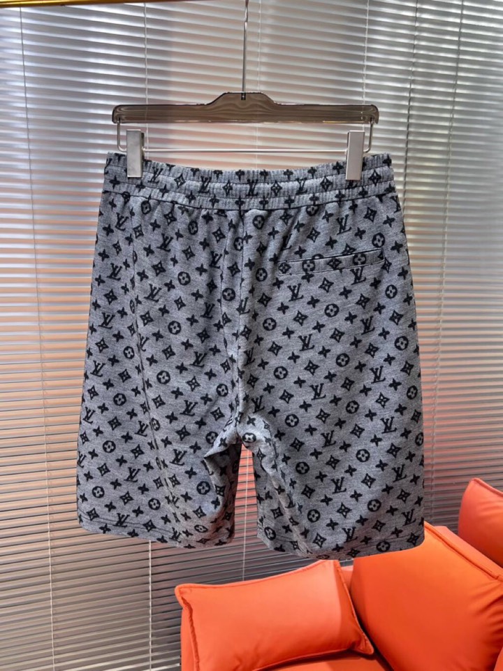  Louis Vuitton 路易威登LV 驴牌2025春夏最新款男女同款情侣款休闲短裤，定制老花log