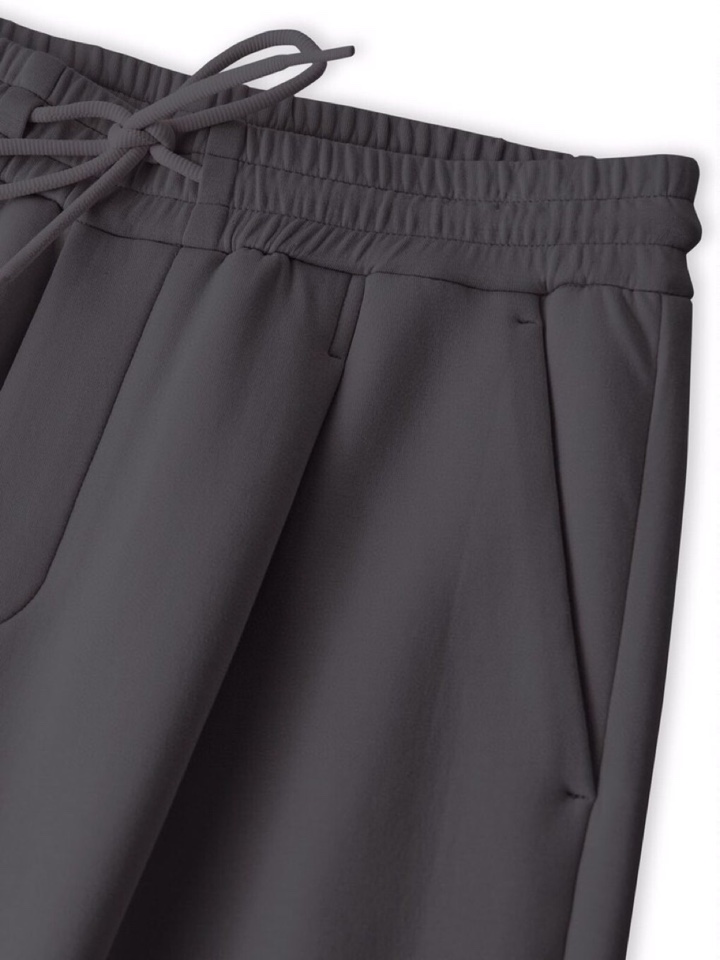  ARMANI阿玛尼2025秋冬休闲松弛系列休闲裤，370克重柔感果冻棉，弹力很好，空气层结构饱满但是不