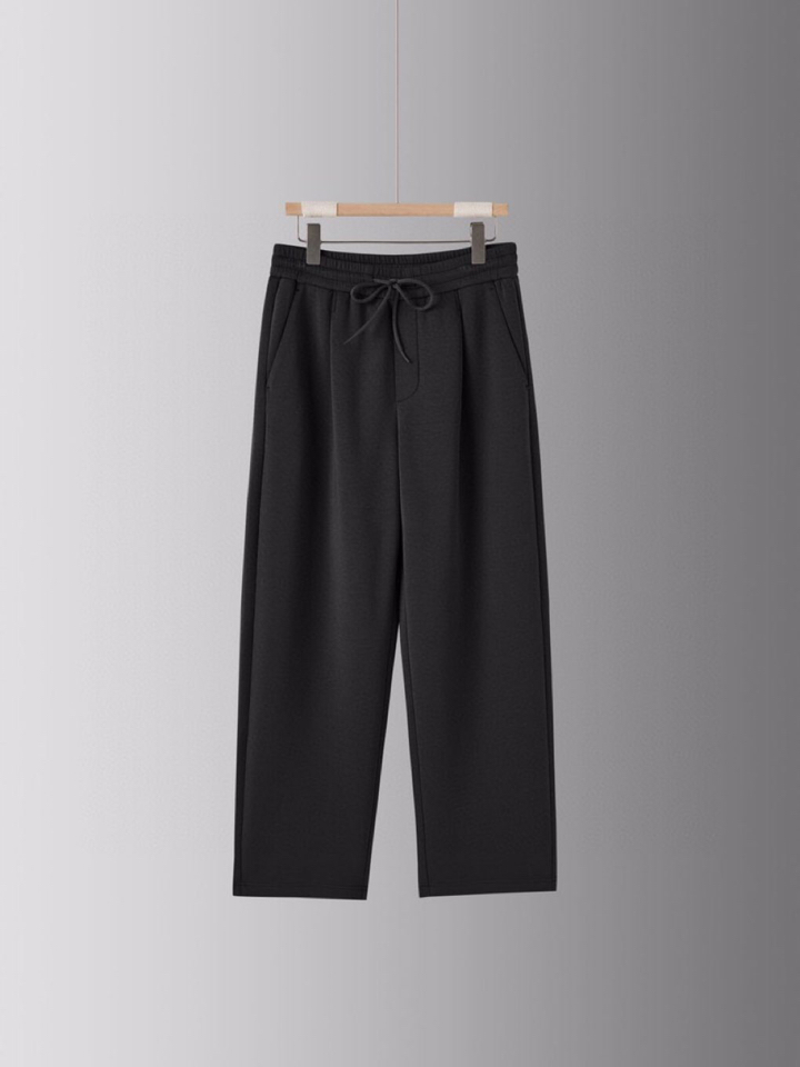  ARMANI阿玛尼2025秋冬休闲松弛系列休闲裤，370克重柔感果冻棉，弹力很好，空气层结构饱满但是不