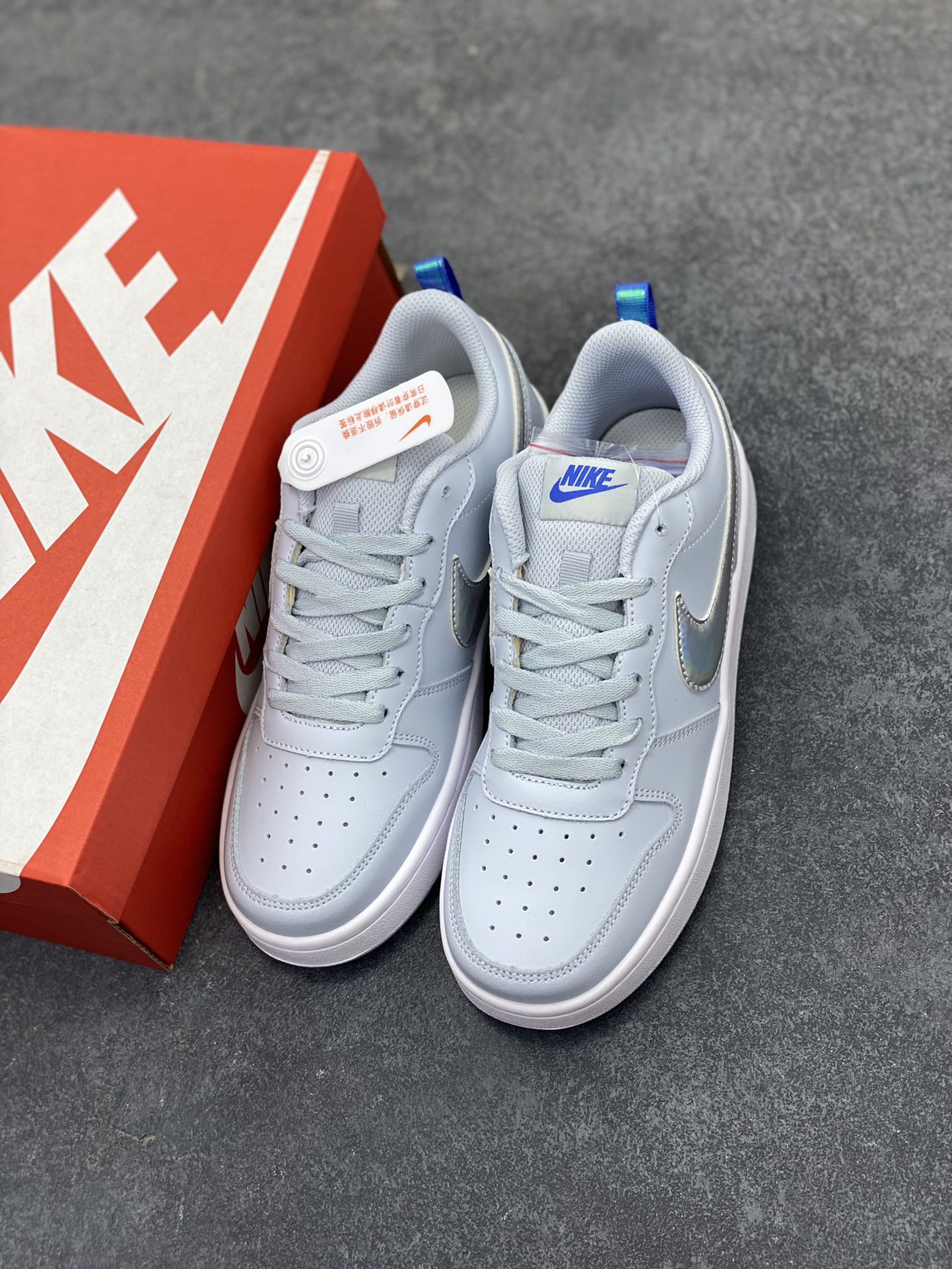 图片[8]-福利特价 Nike Court Borough 低帮百搭透气休闲运动板鞋男女鞋 经典耐用的设计，兼顾舒适脚感和出众风范，演绎匠心之作。结构性的支撑贴合感结合复古篮球设计，塑就场外全明星风范。 货号：CJ2239-401 尺码：36 36.5 37.5 38 38.5 39 40 40.5 4142 42.5 43 44 44.5 45-选品中心