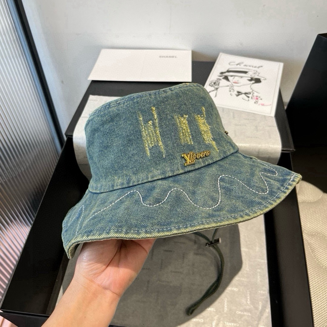 🆕

LV牛仔渔夫帽，头围57cm