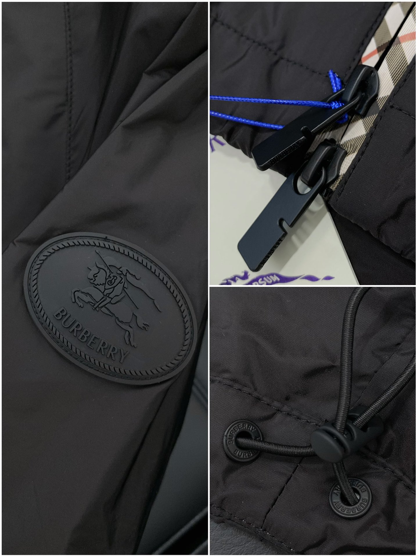 ，Burberry 巴宝莉，2025秋季最新品，专柜同步有售，原单狠货，时尚休闲连帽外套，进口原版面料，