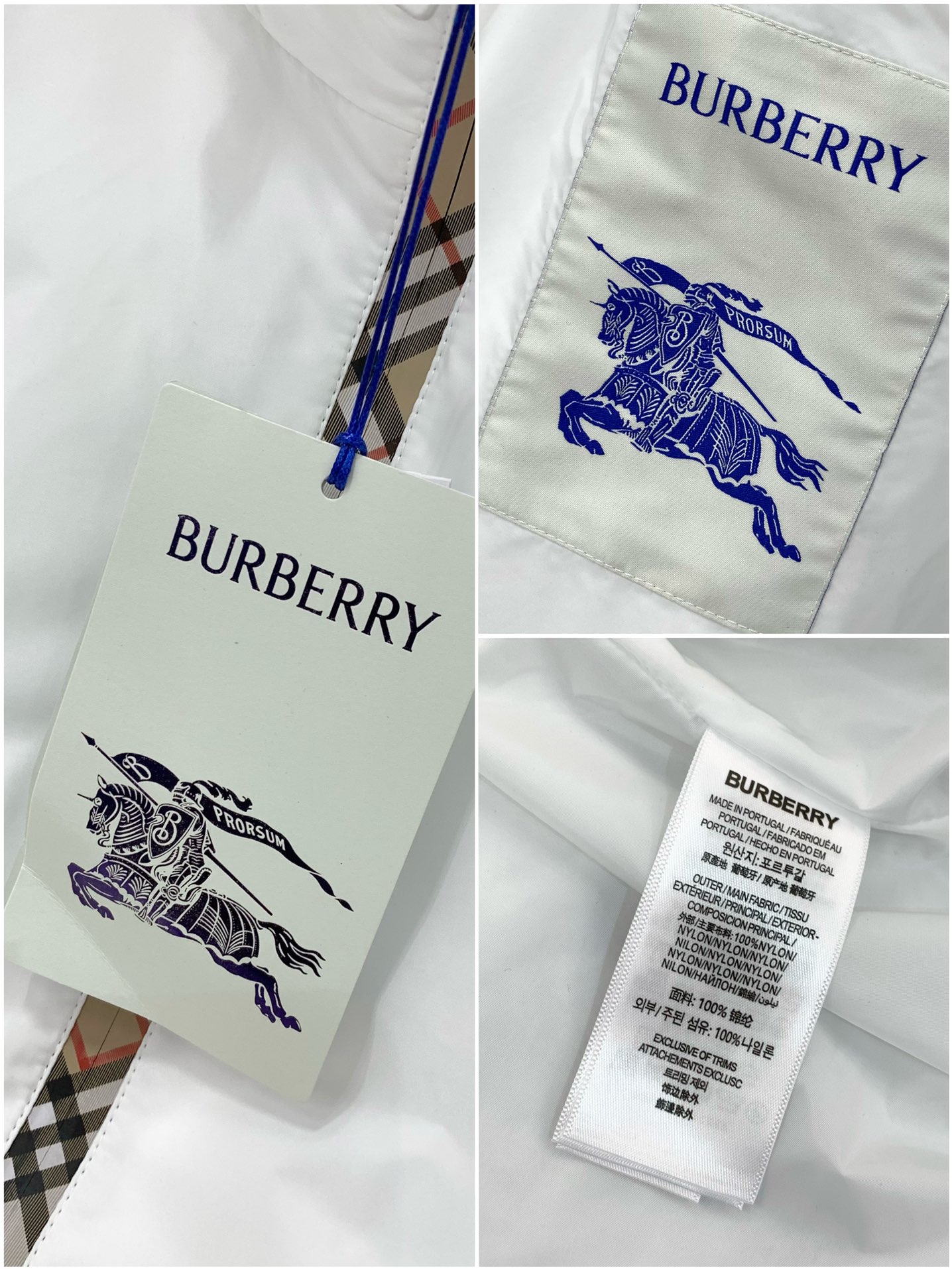 ，Burberry 巴宝莉，2025秋季最新品，专柜同步有售，原单狠货，时尚休闲连帽外套，进口原版面料，