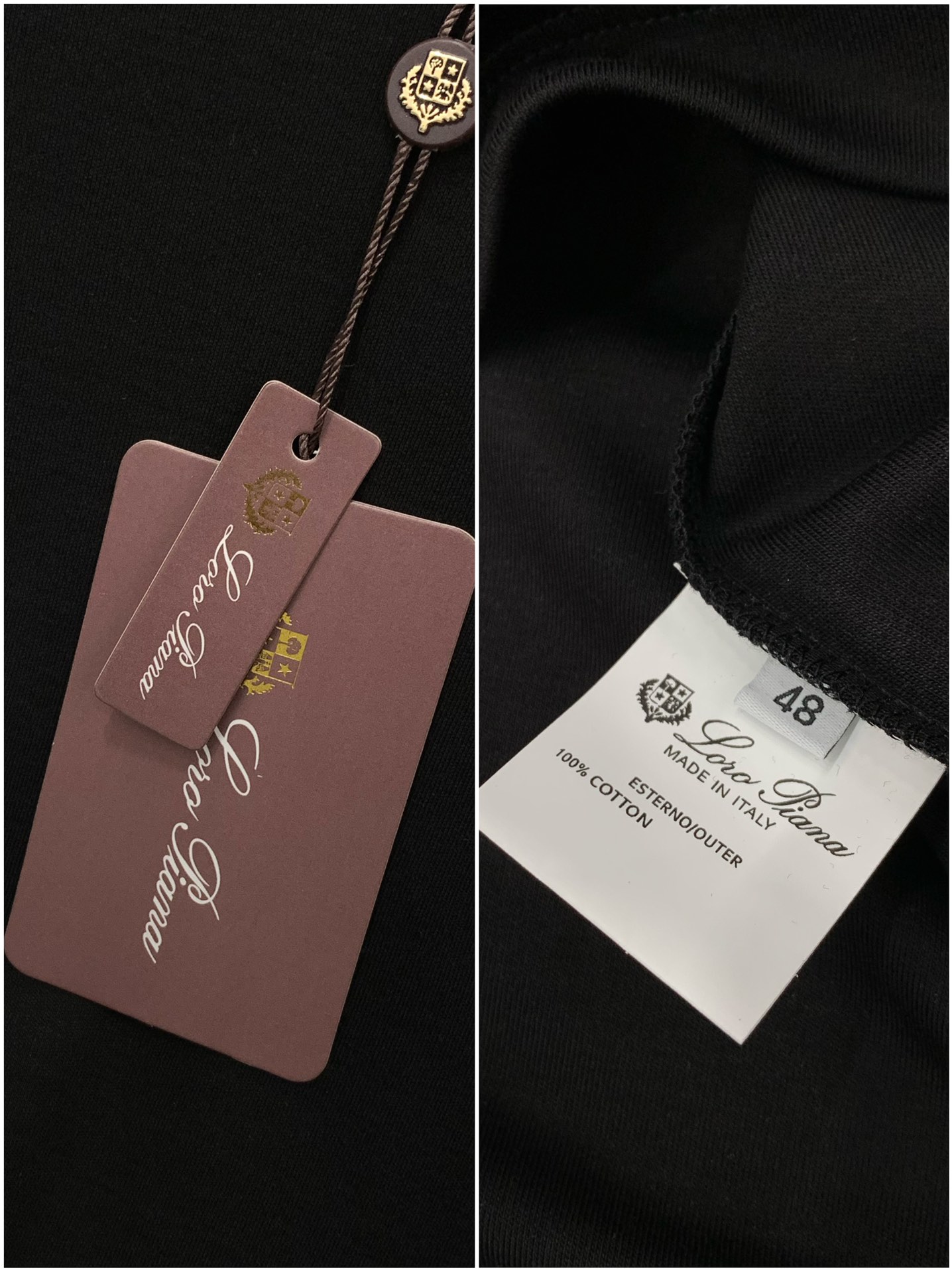 ，lP🆕(Loro Piana )，2025早秋最新品，专柜同步有售，原单狠货，时尚休闲圆领长袖T恤，采