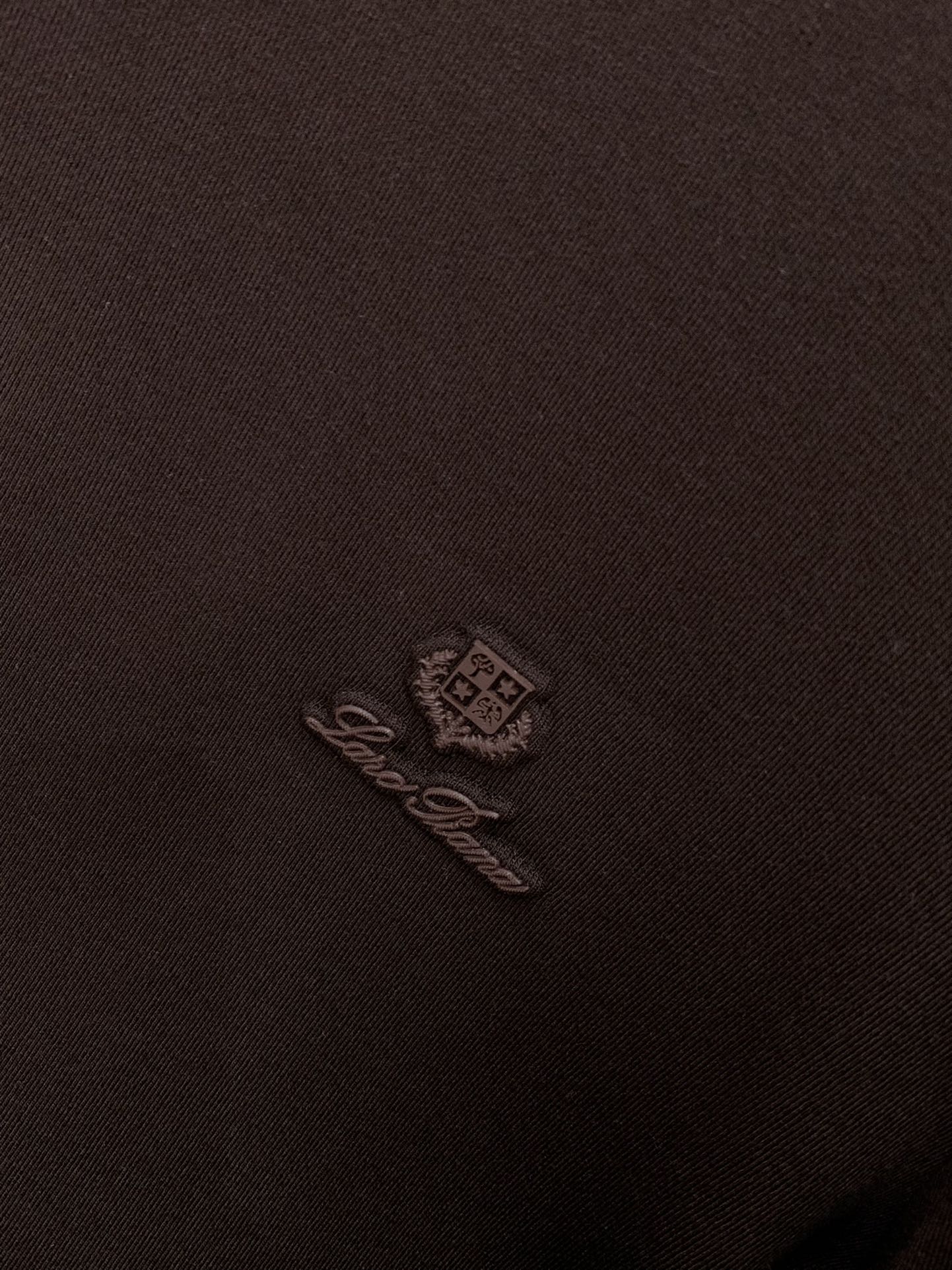 ，lP🆕(Loro Piana )，2025早秋最新品，专柜同步有售，原单狠货，时尚休闲圆领长袖T恤，采