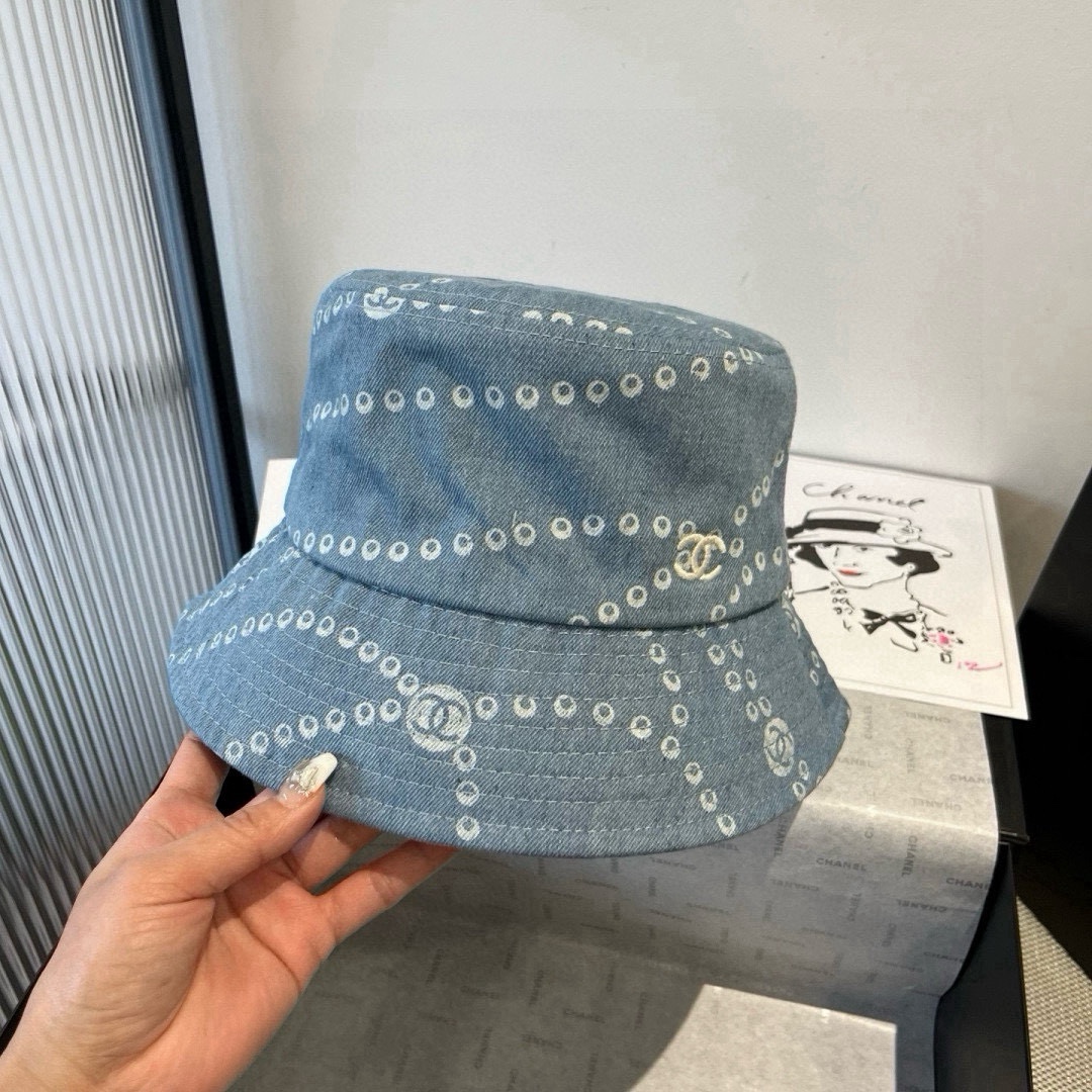 🆕

Chanel香奈儿牛仔渔夫帽，25年专柜新款，头围57cm