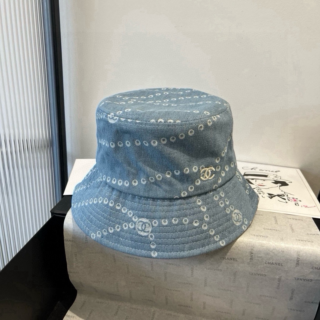 🆕

Chanel香奈儿牛仔渔夫帽，25年专柜新款，头围57cm