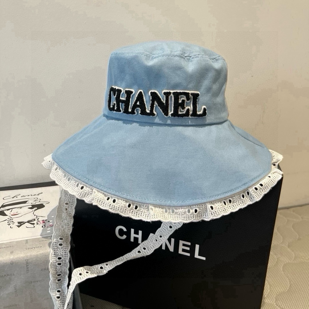 🆕

Chanel香奈儿牛仔渔夫帽，头围57cm