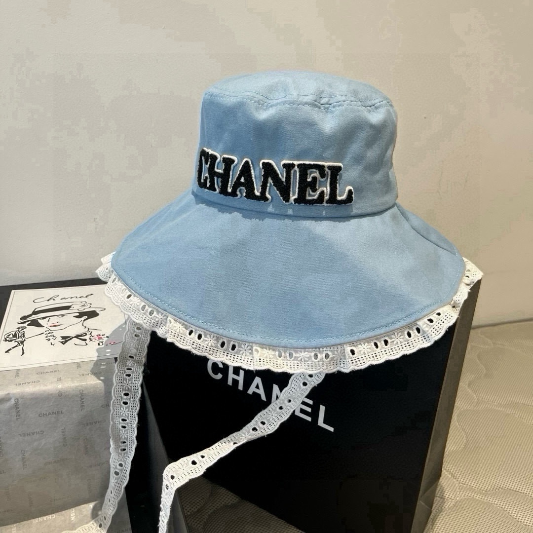 🆕

Chanel香奈儿牛仔渔夫帽，头围57cm