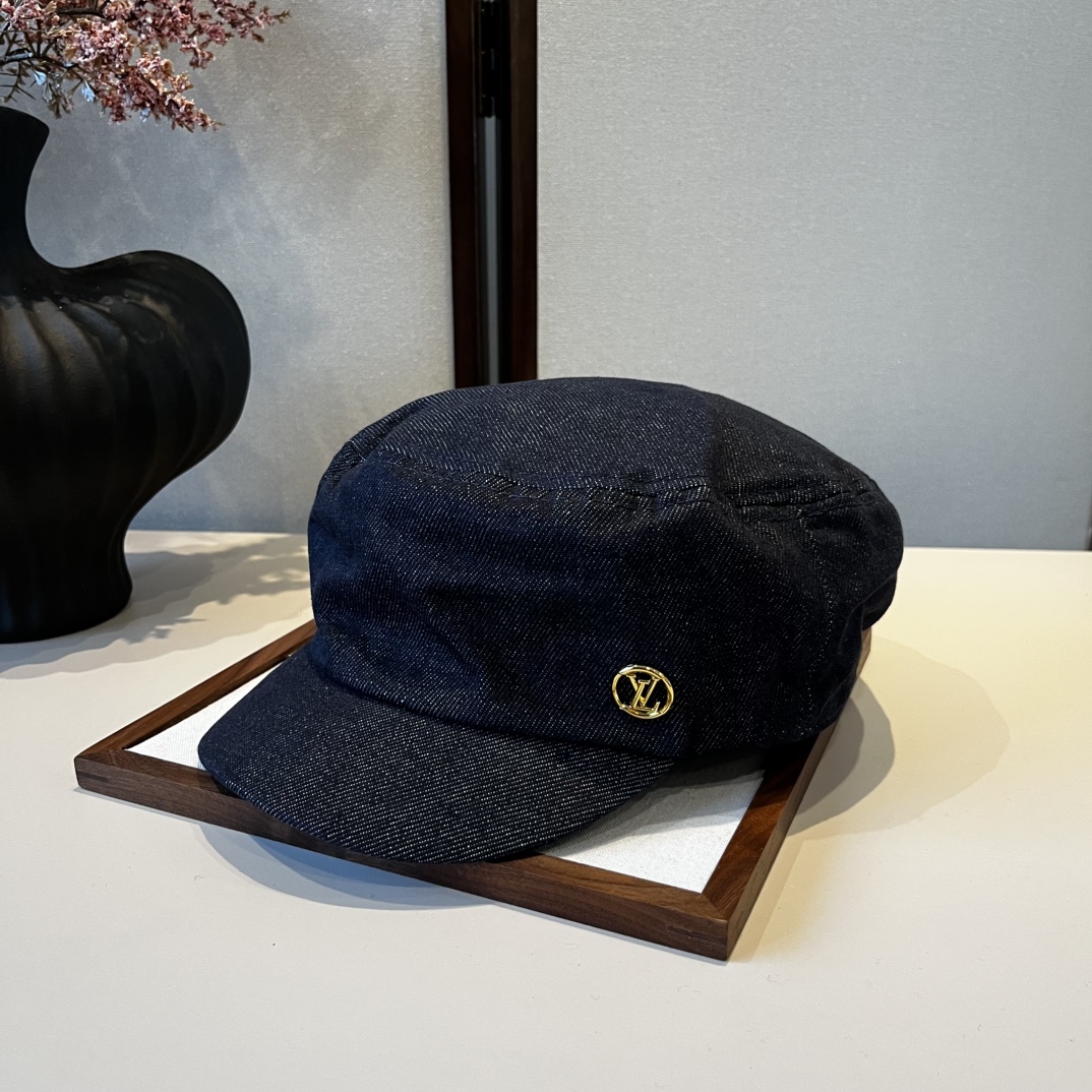 🆕

Lv路易斯新款鸭舌画家帽，头围57cm