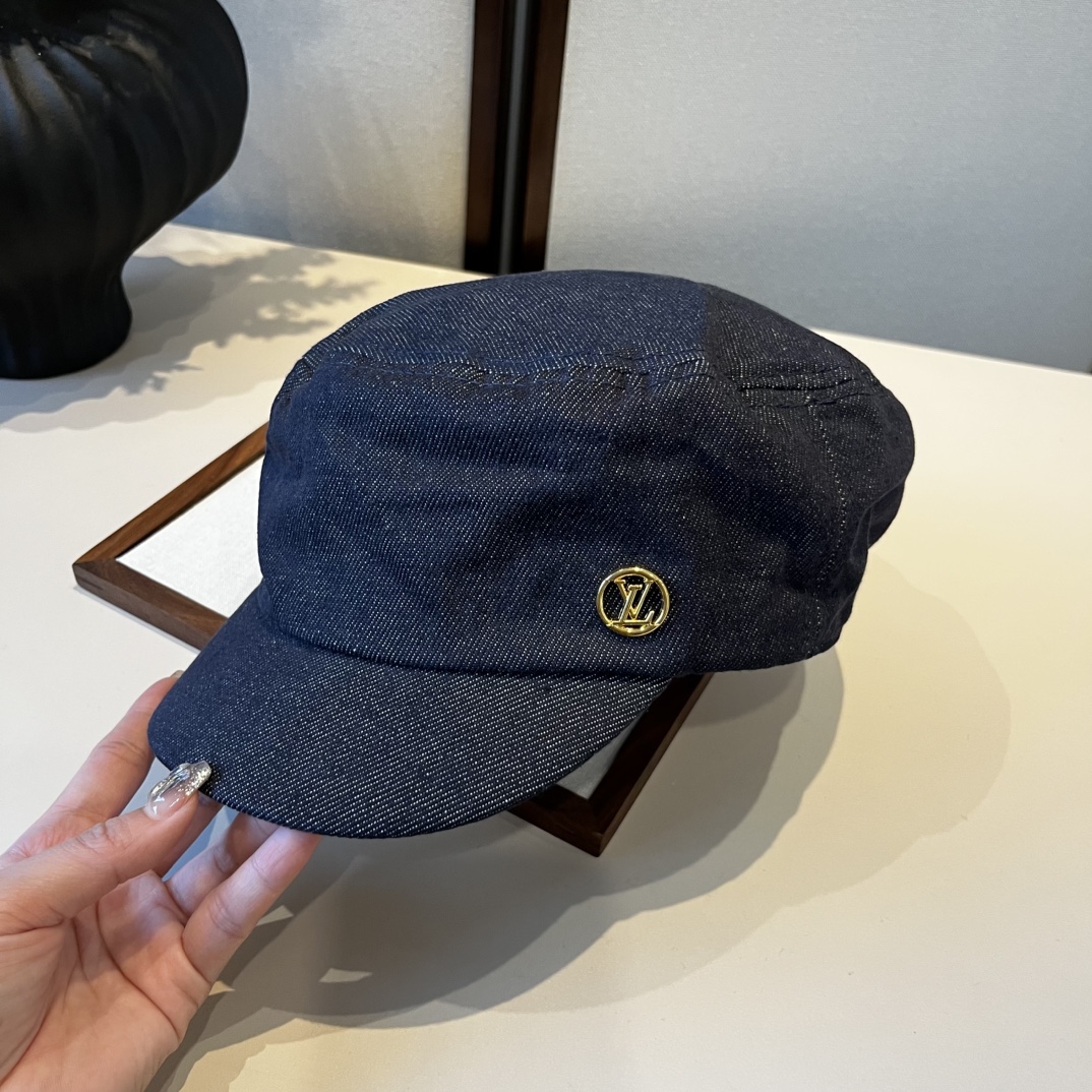 🆕

Lv路易斯新款鸭舌画家帽，头围57cm