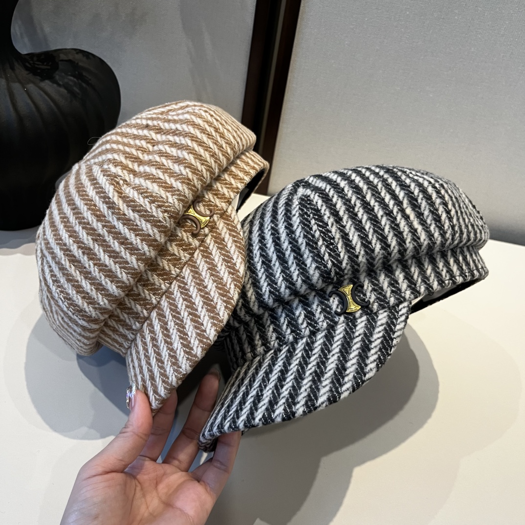 🆕

Celine赛琳新款鸭舌画家帽，男女通用，