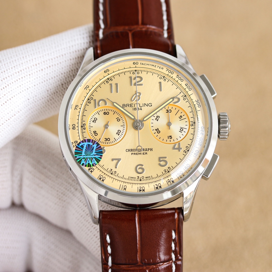 NO:339927,Unified TOP Breitling's new chronograph (Navitimer), Breitling rejuvenates the classic watch with bold colors. Its size is 42mm, and the iterative model is undoubtedly an authentic unique chronograph. It has a unique decoration on the back cover and uses a 316 stainless steel bezel to easily hold it and effectively protect the double-sided anti-glare sapphire watch. The dial is available in black, blue and white, and is decorated with large-size luminous hands and hour markers. Perfect workmanship!  Welcome to taste it!  【1700】,breitling19860909统一 TOP百年灵全新计时腕表（Navitimer）,百年灵以大胆色彩焕新演绎经典腕表.尺寸42mm,迭代款无疑是地道的独特计时腕表,带有后盖表面独特饰片,采用316精钢表圈,实现轻松握持,有效保护双面防眩蓝宝石表镜.表盘有黑色、蓝色及白色可选,均饰有大尺寸夜光指针和时标.做工完美！欢迎品鉴！【1700】,,breitling,Watch