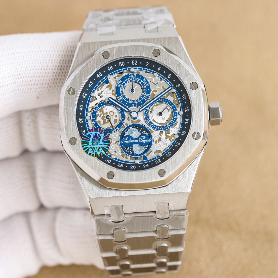 NO:337279,AP Audemars Piguet Royal Oak 26574ST series men's watch!  Perfect and personal experience!  1 diameter 41mm (steel belt/tape) optional, 2 equipped with customized Cal.5134 movement, perfect restoration function!  3 calendar, week, month, month and other functions are true and can be used normally. (Optional steel belt, tape, belt) The 3 case is made of 316L stainless steel material, the entire case is CNC high-precision processing, and the density is consistent with the original!  4 The overall literals are perfectly presented in the original color!  5-shell cover with a three-piece set of ring-parting mouth, shell and bottom cover, the overall angle perfectly reflects the wire drawing process, and the fusion of quality and beauty!  ,,audemars19860909AP 爱彼皇家橡树26574ST系列男士腕表！完美与个性的体验！ 1直径41mm (钢带/胶带) 可选, 2搭载定制版Cal.5134机芯,完美还原功 能！ 3日历,星期,月份,月相等一切功能均为真功能可正常使用.（可选配钢带款,胶带款,皮带款） 3表壳采用316L精钢材质,整壳CNC高精准处理,密度与原装吻合！ 4字面整体按照原装颜色完美呈现！ 5壳套分圈口.壳.底盖三件套,整体角度完美体现拉丝工艺,品质与美的融合！,,audemars,Watch