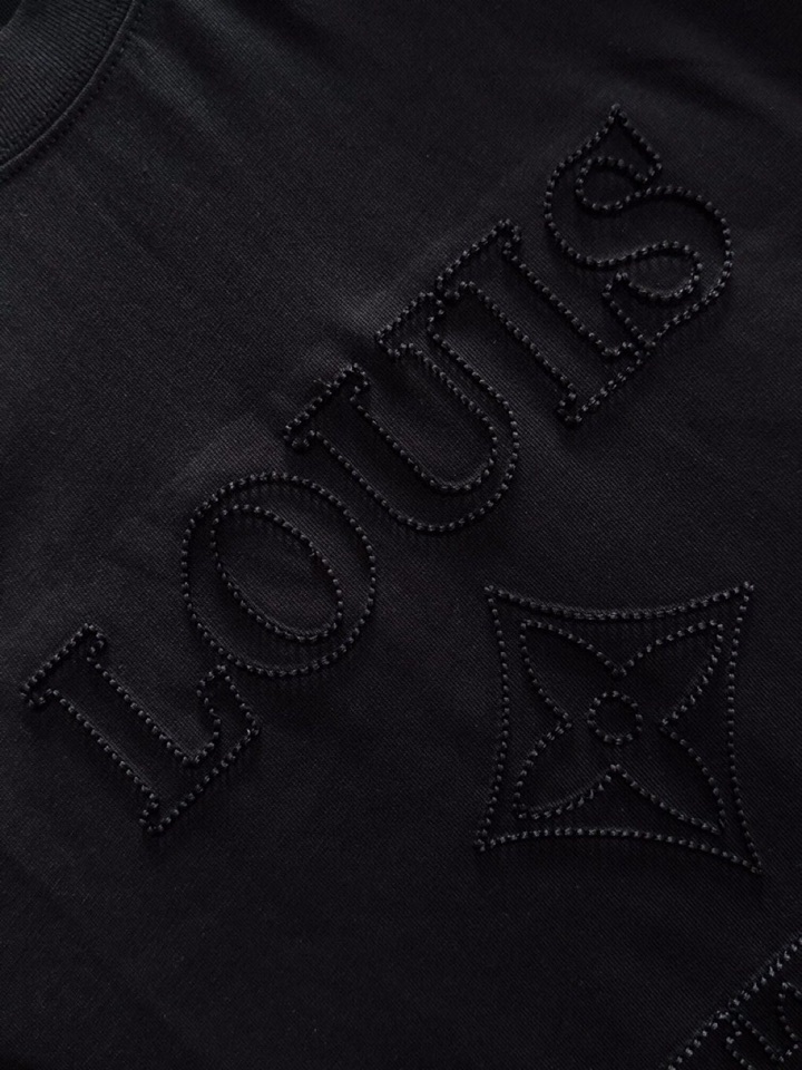  Louis Vuitton 路易威登 LV 驴牌25ss新款短袖圆领T恤，男女同款情侣款，定制260克