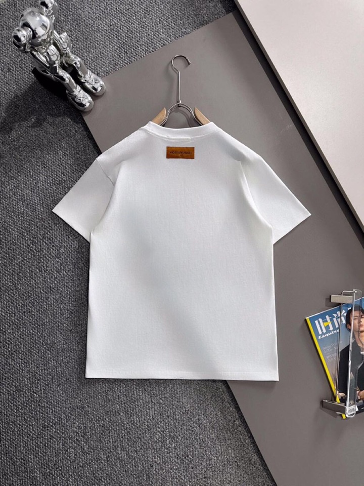  Louis Vuitton 路易威登 LV 驴牌 25ss新款短袖圆领T恤，男女同款情侣款，定制260