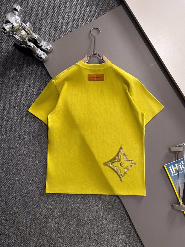  Louis Vuitton 路易威登 LV 驴牌25ss新款短袖圆领T恤，男女同款情侣款，定制260克