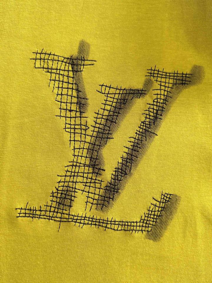  Louis Vuitton 路易威登 LV 驴牌25ss新款短袖圆领T恤，男女同款情侣款，定制260克