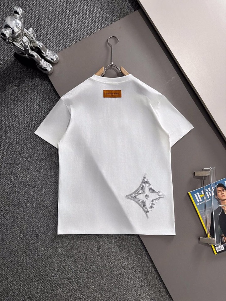  Louis Vuitton 路易威登 LV 驴牌25ss新款短袖圆领T恤，男女同款情侣款，定制260克