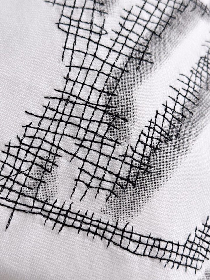  Louis Vuitton 路易威登 LV 驴牌25ss新款短袖圆领T恤，男女同款情侣款，定制260克