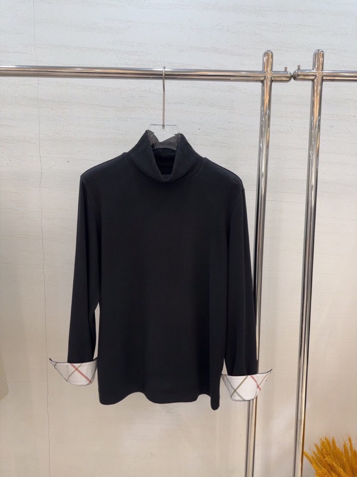  Gucci 古奇2025秋冬海外走秀款<🧸净版堆堆领>。高领长袖T恤衫，打底衫，320克重羊毛+德绒混