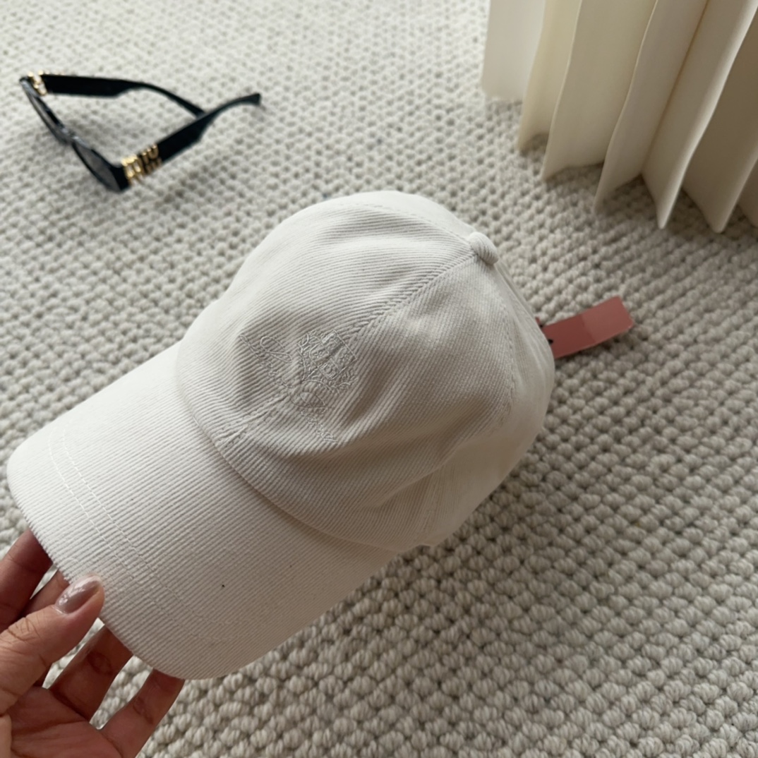 

Loro Piana(诺悠翩雅) 新款灯芯绒棒球帽，大牌同步，超好搭配，出货！