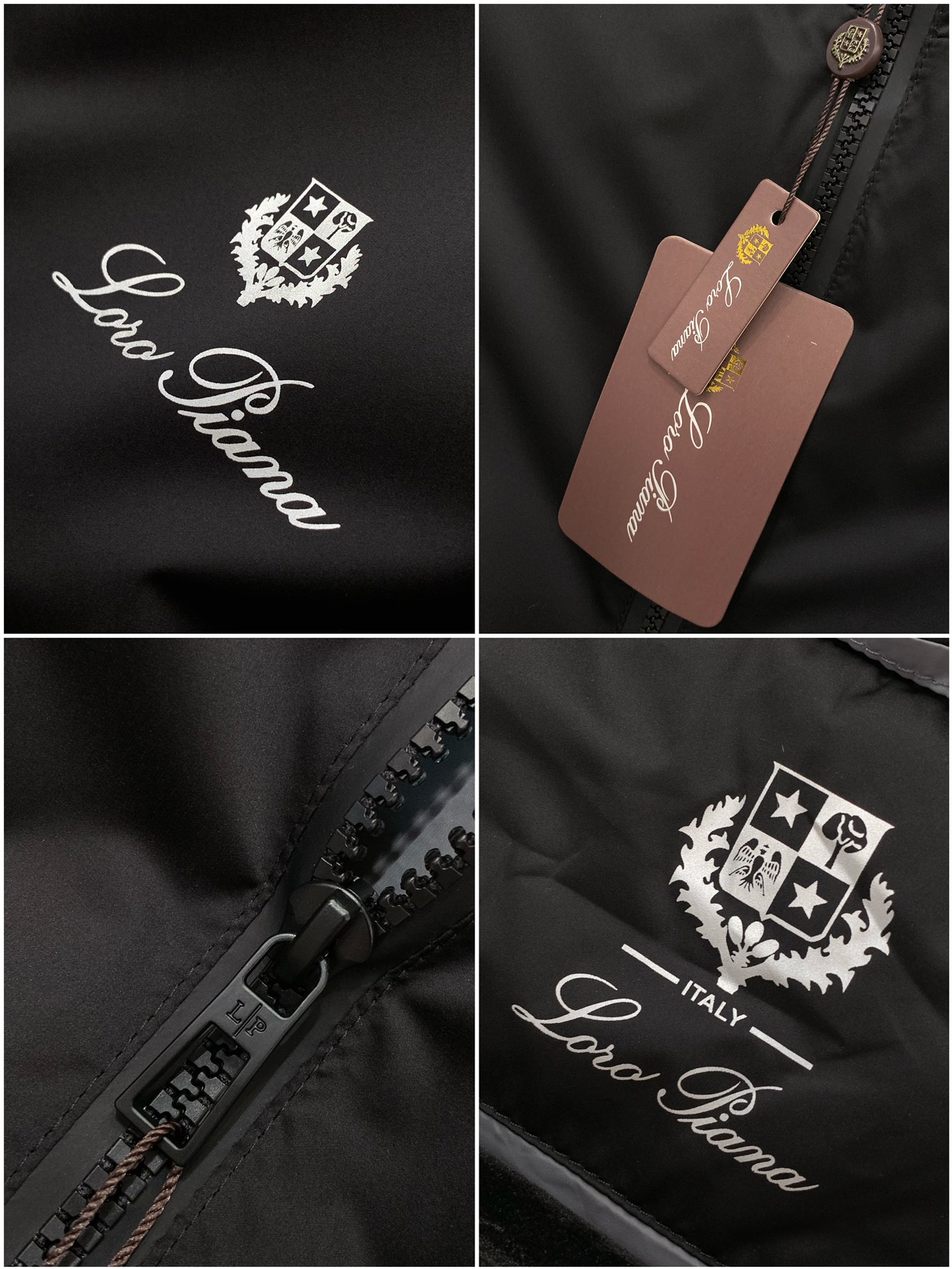 ，lP🆕 连帽拉链外套
材质 面料 聚酯纤维
       里料 聚酯纤维
尺码48-56 
48胸围1