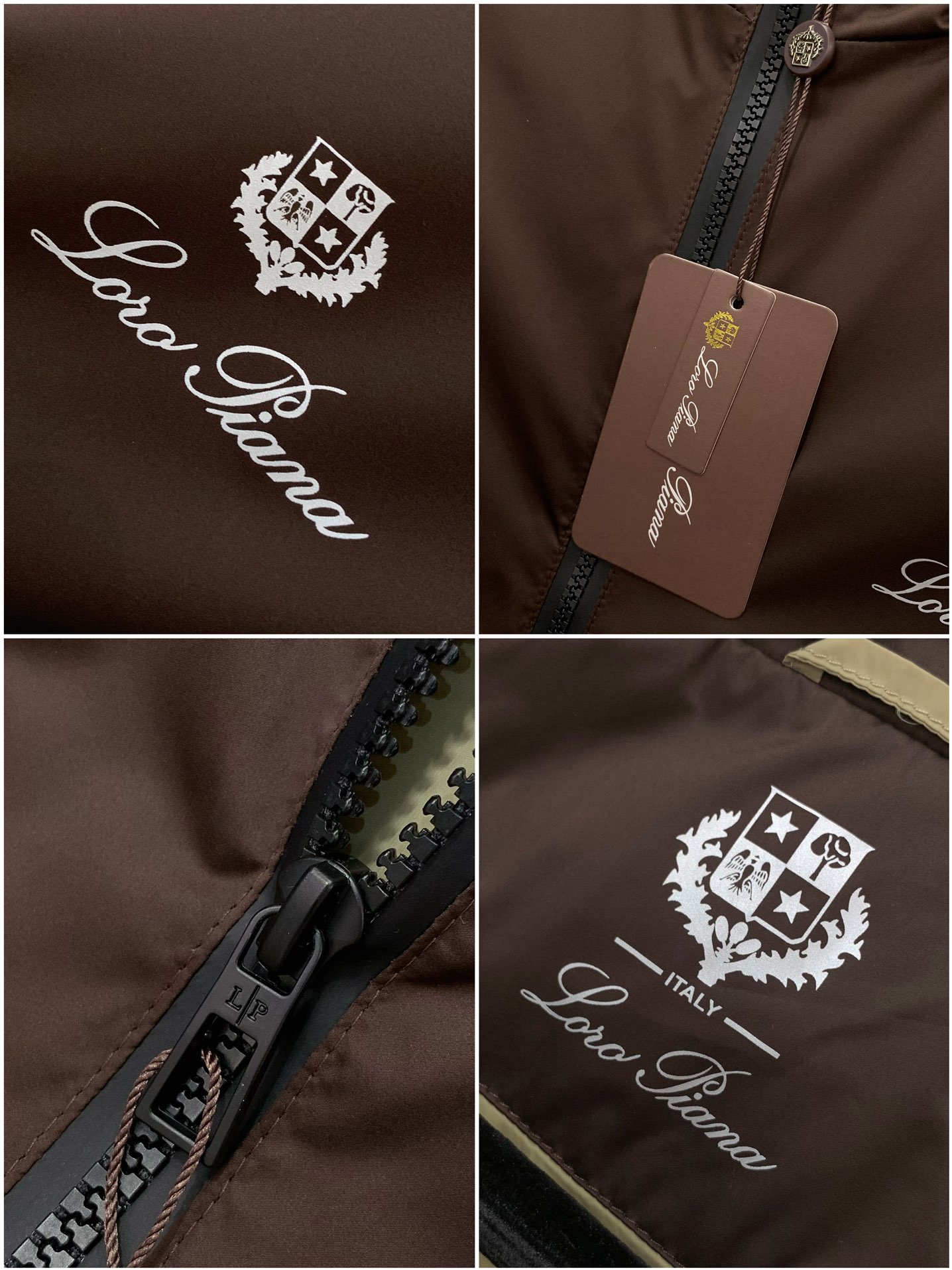 ，lP🆕 连帽拉链外套
材质 面料 聚酯纤维
       里料 聚酯纤维
尺码48-56 
48胸围1