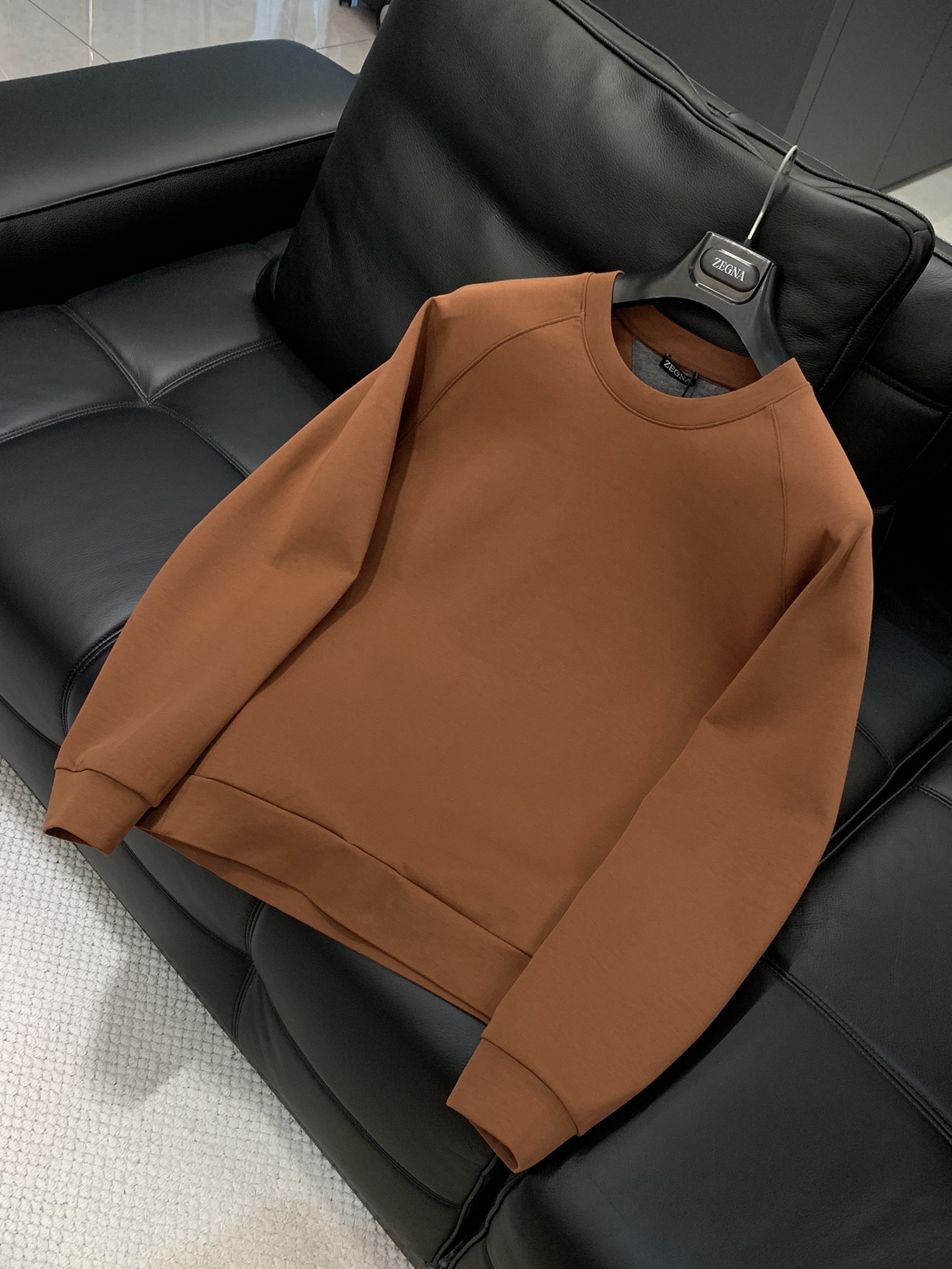 Zegna Women's Cotton-Blend Sweatshirt, Crew Neck, Long Sleeves - Luxury Comfort 19 i1755937804 8050 2