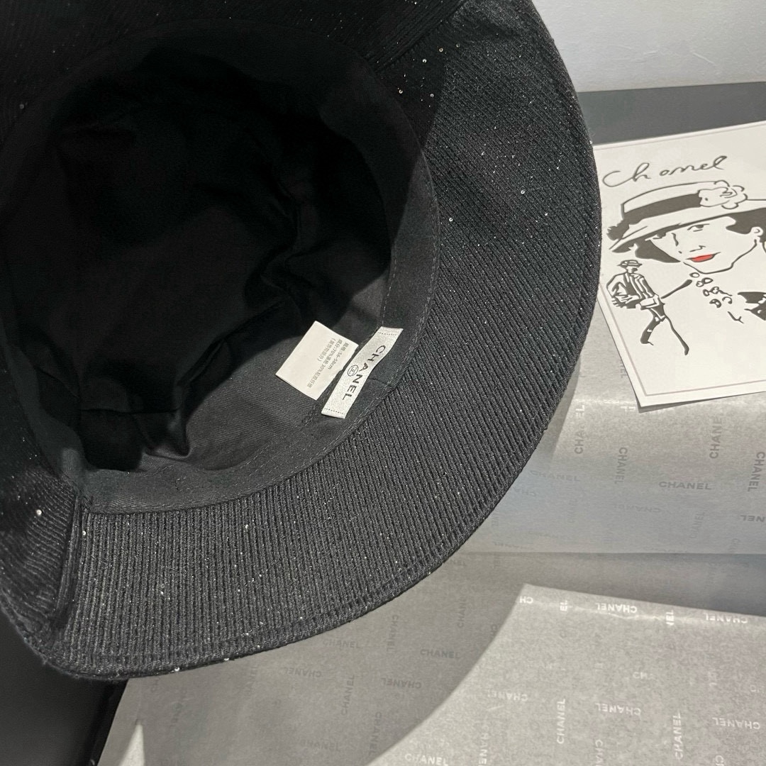 🆕

香奈儿新款遮阳渔夫帽、防紫外线布帽，可折叠头围57cm