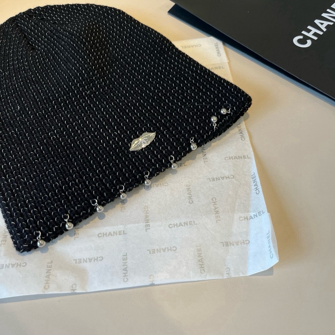 🆕

Chanel香奈儿新款针织渔夫帽，头围57cm