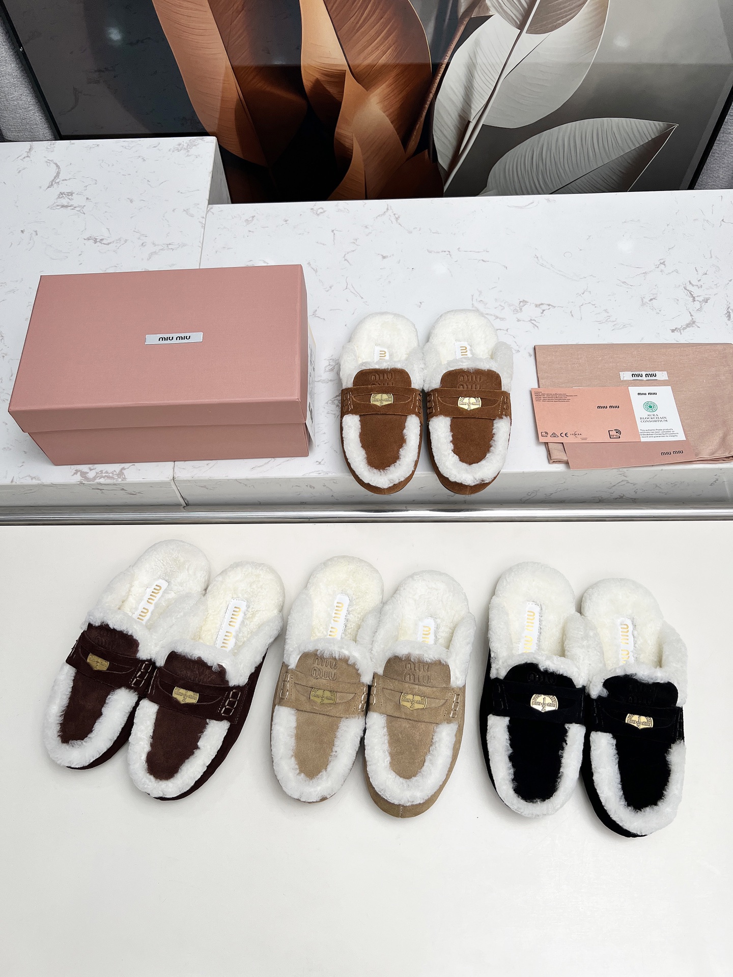 ✅Nuevas pantuflas peludas