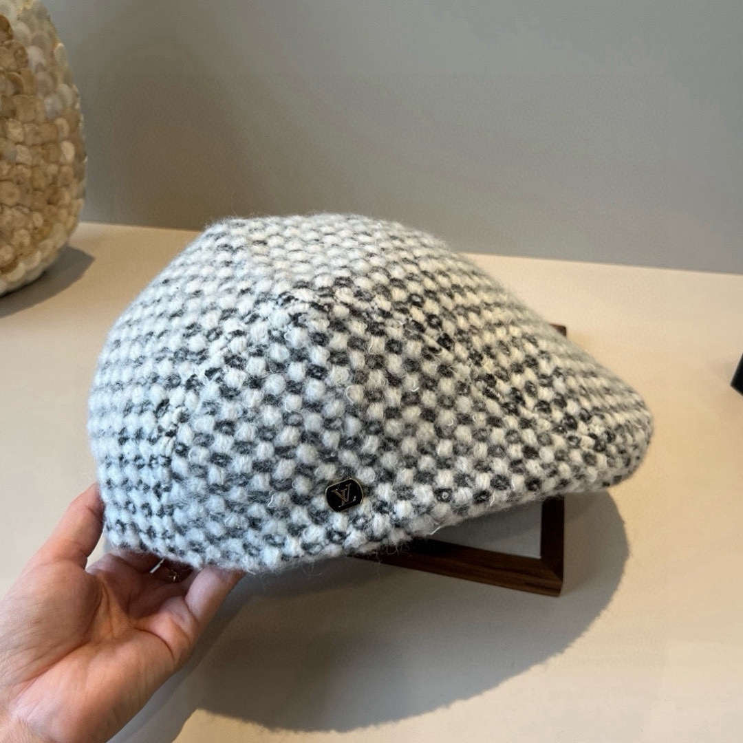 🆕

Lv路易威登羊毛前进鸭舌帽，男女通用，