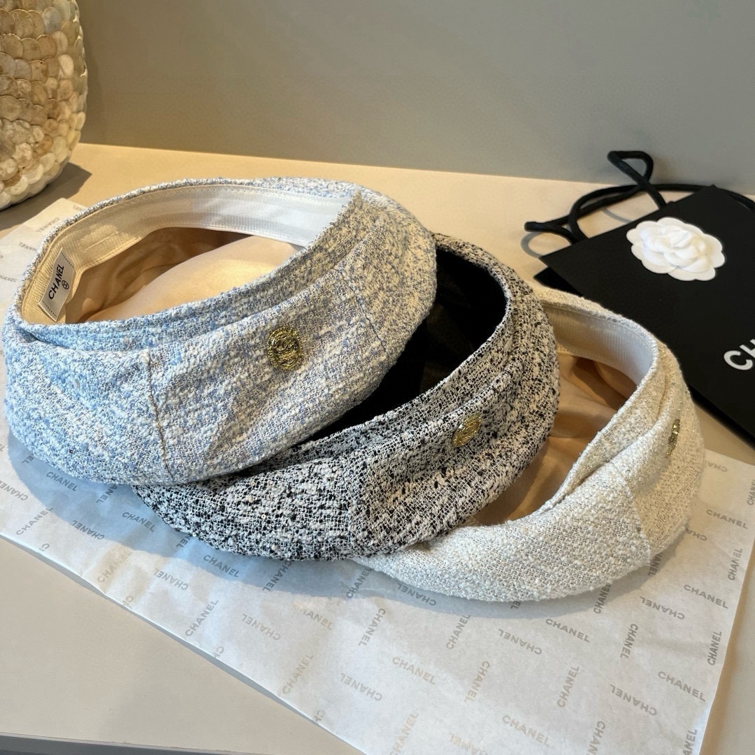 🆕

香奈儿新款鸭贝雷帽，头围57cm