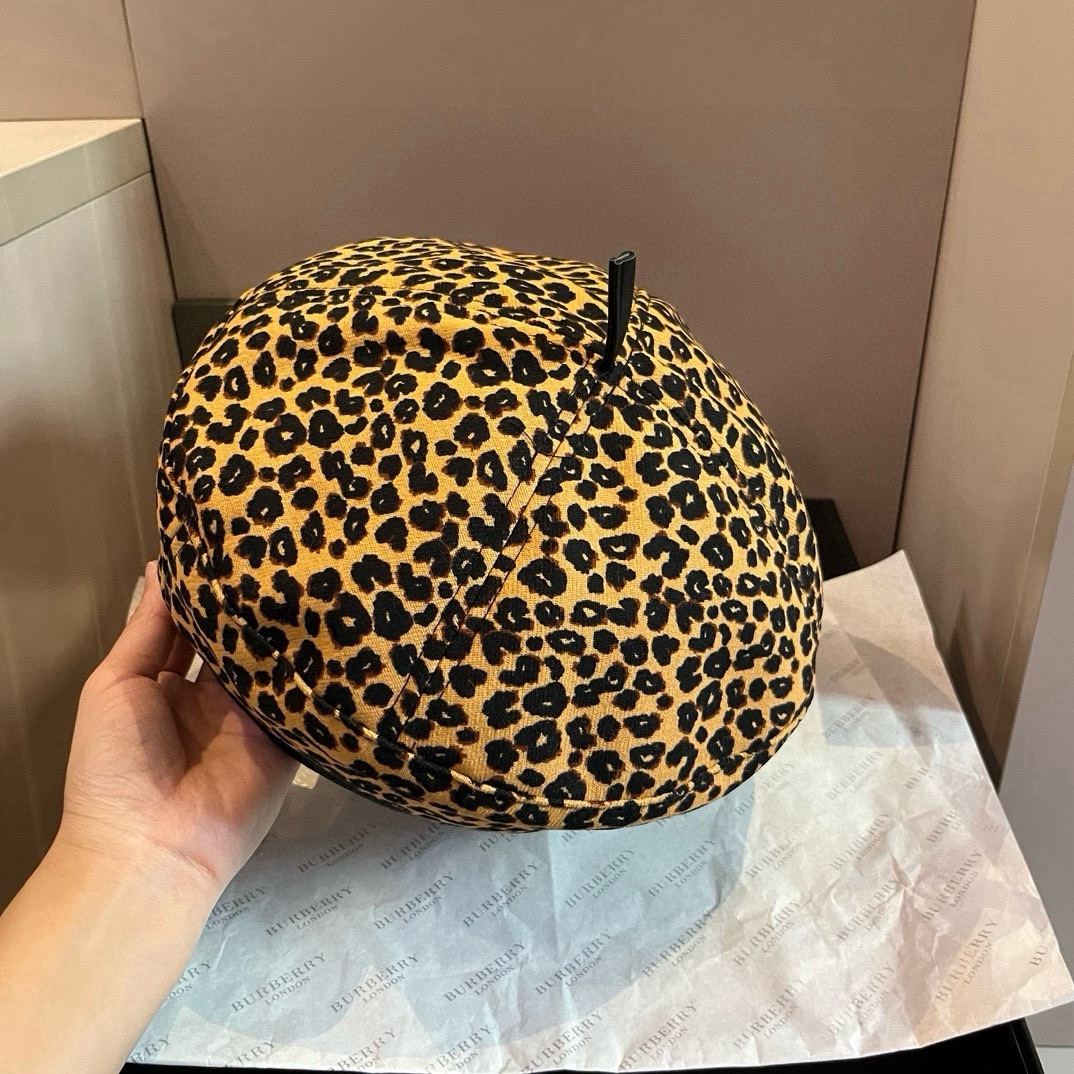 🆕

大王新款豹纹贝雷帽，头围57cm