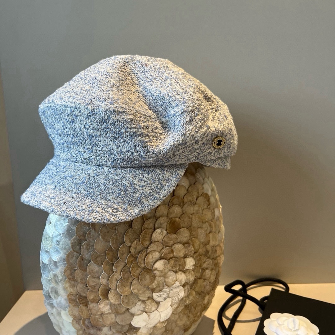 🆕

香奈儿新款鸭舌画家帽，头围57cm