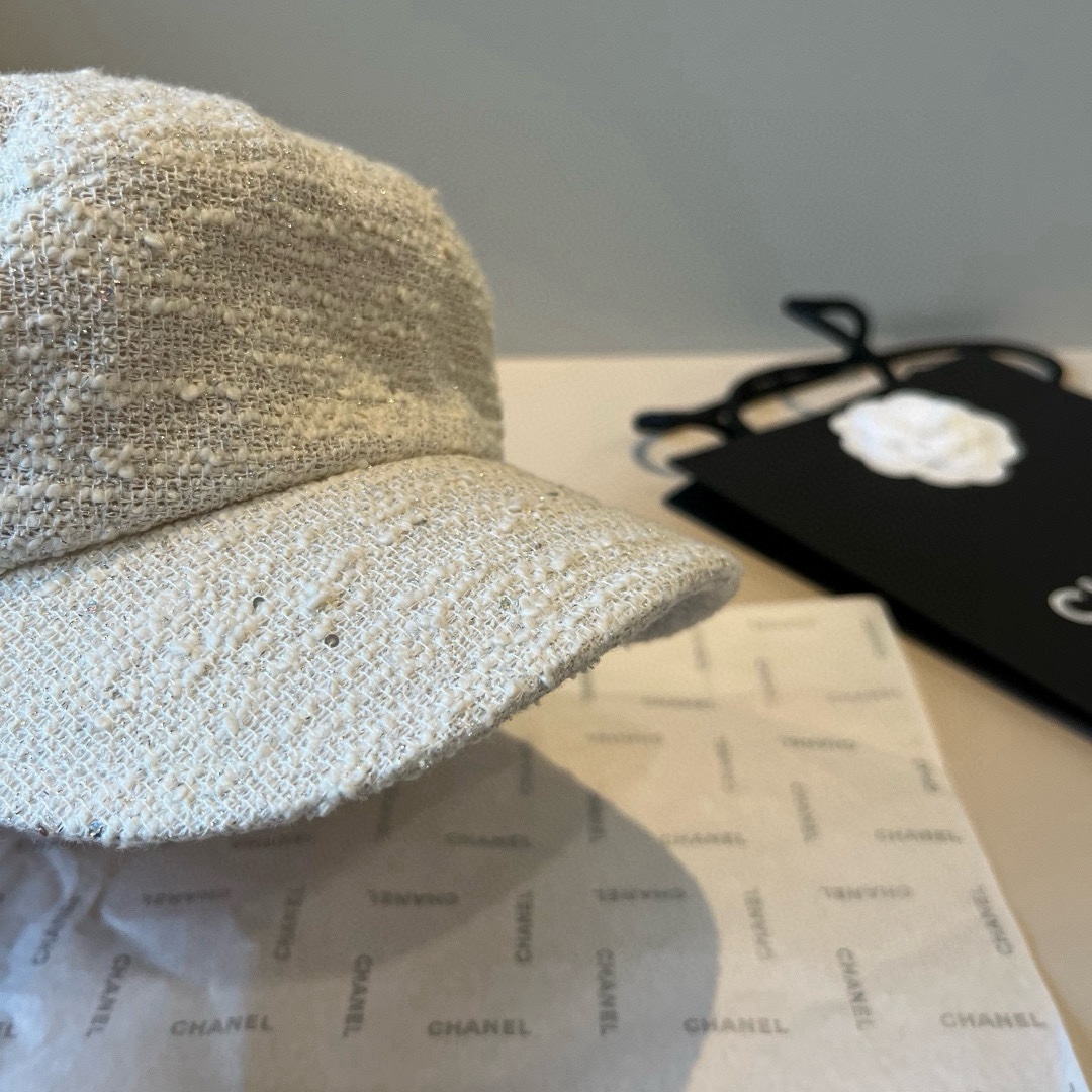 🆕

香奈儿新款鸭舌画家帽，头围57cm