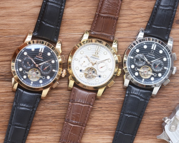 Omega Seamaster Automatic Men's Watch with Leather Band, 41mm Diameter 1 Omega Seamaster Automatic Men's Watch with Leather Band, 41mm Diameter