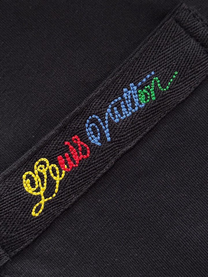  Louis Vuitton 路易威登 LV 驴牌25ss新款短袖圆领T恤，男女同款情侣款，定制260克