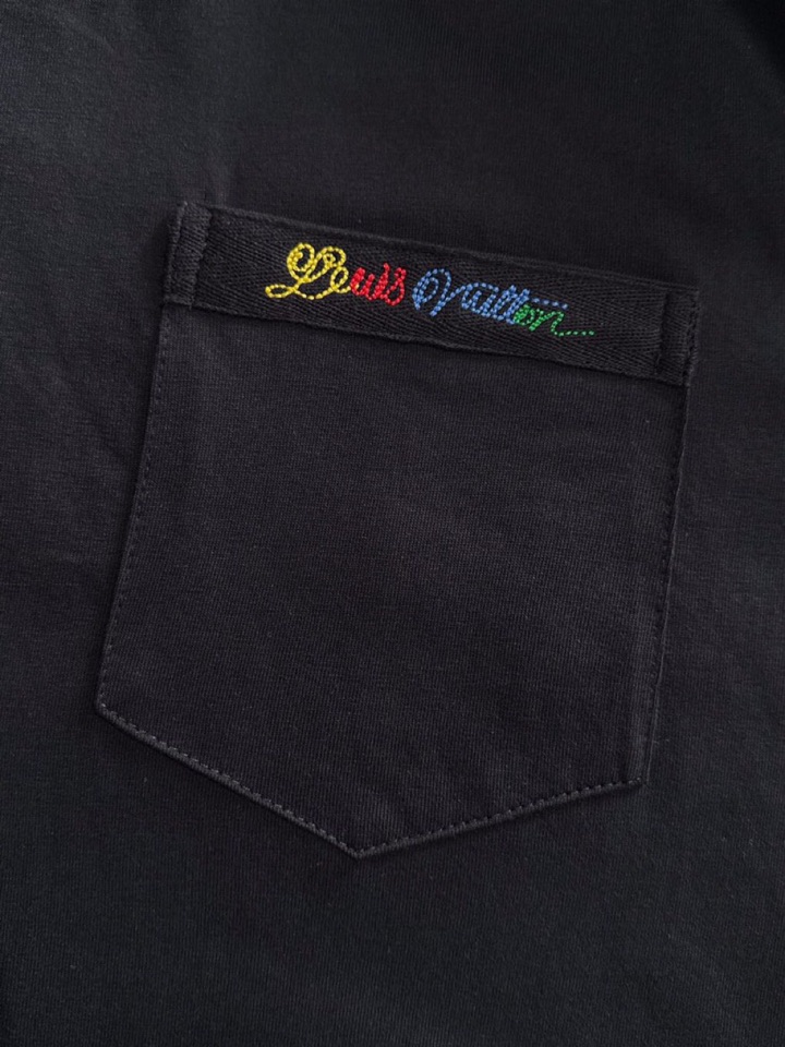  Louis Vuitton 路易威登 LV 驴牌25ss新款短袖圆领T恤，男女同款情侣款，定制260克