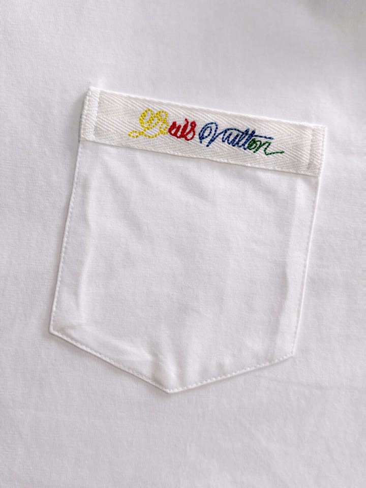  Louis Vuitton 路易威登 LV 驴牌25ss新款短袖圆领T恤，男女同款情侣款，定制260克