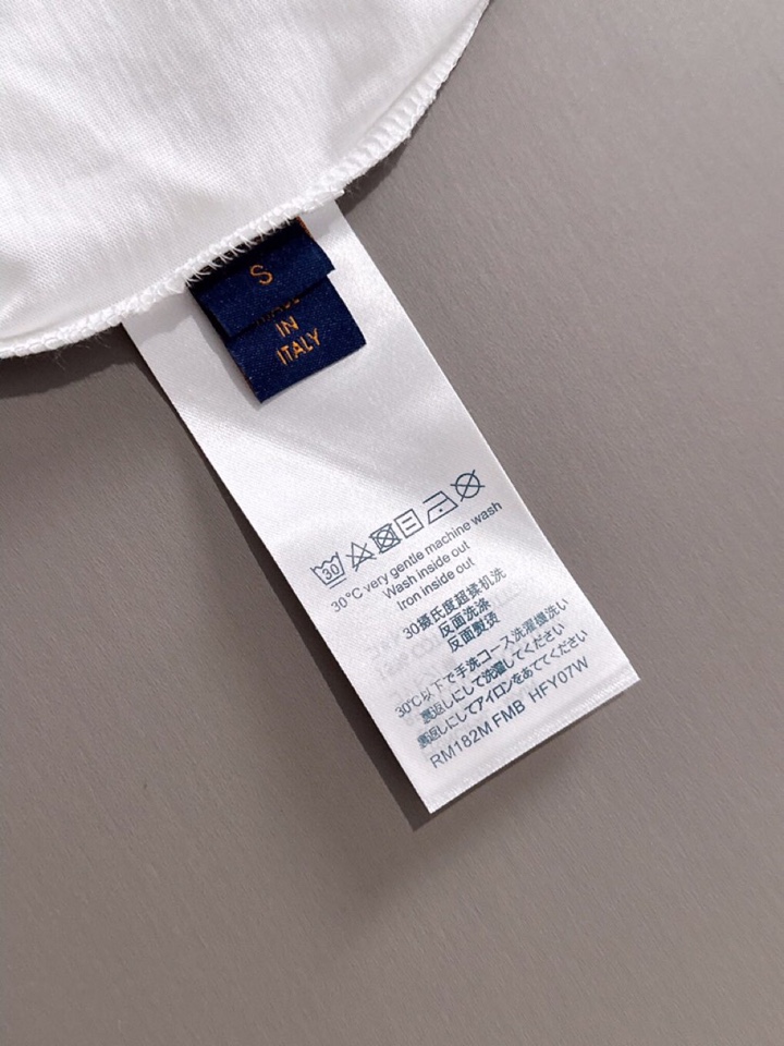  Louis Vuitton 路易威登 LV 驴牌25ss新款短袖圆领T恤，男女同款情侣款，定制260克