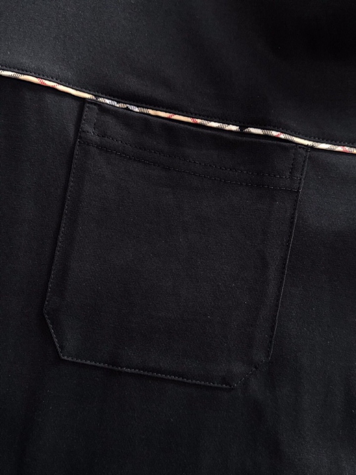  Burberry 巴宝莉25ss新款短袖圆领T恤，男女同款情侣款，定制260克100％双纱纯棉面料·定