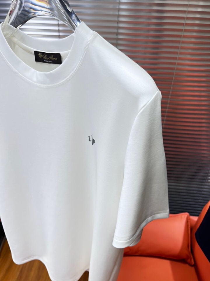  Loro Piana 诺悠翩雅lP🆕 新品时尚短裤圆领套装，简约时尚老钱风单品设计，天丝棉+聚酯纤维面