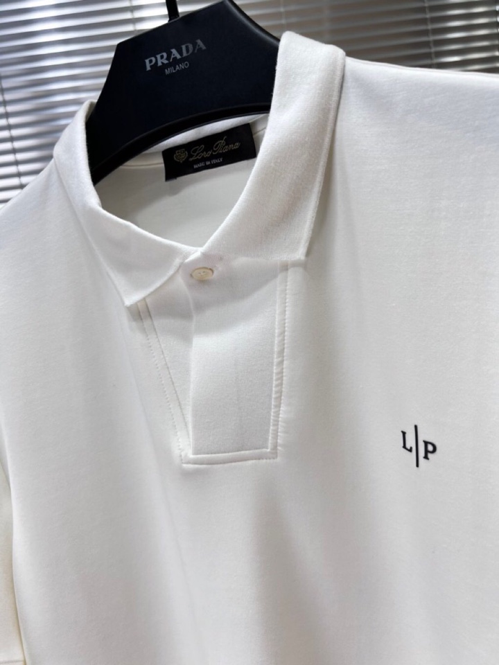  Loro Piana 诺悠翩雅lP🆕 新品时尚短裤翻领套装，简约时尚老钱风单品设计，天丝棉+聚酯纤维面