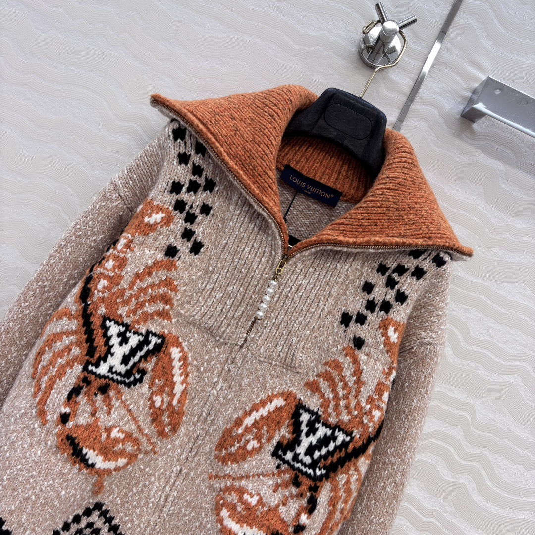 Louis Vuitton x Nigo Monogram Jacquard Wool Zip-Up Cardigan 3 i1755977216 4936 1