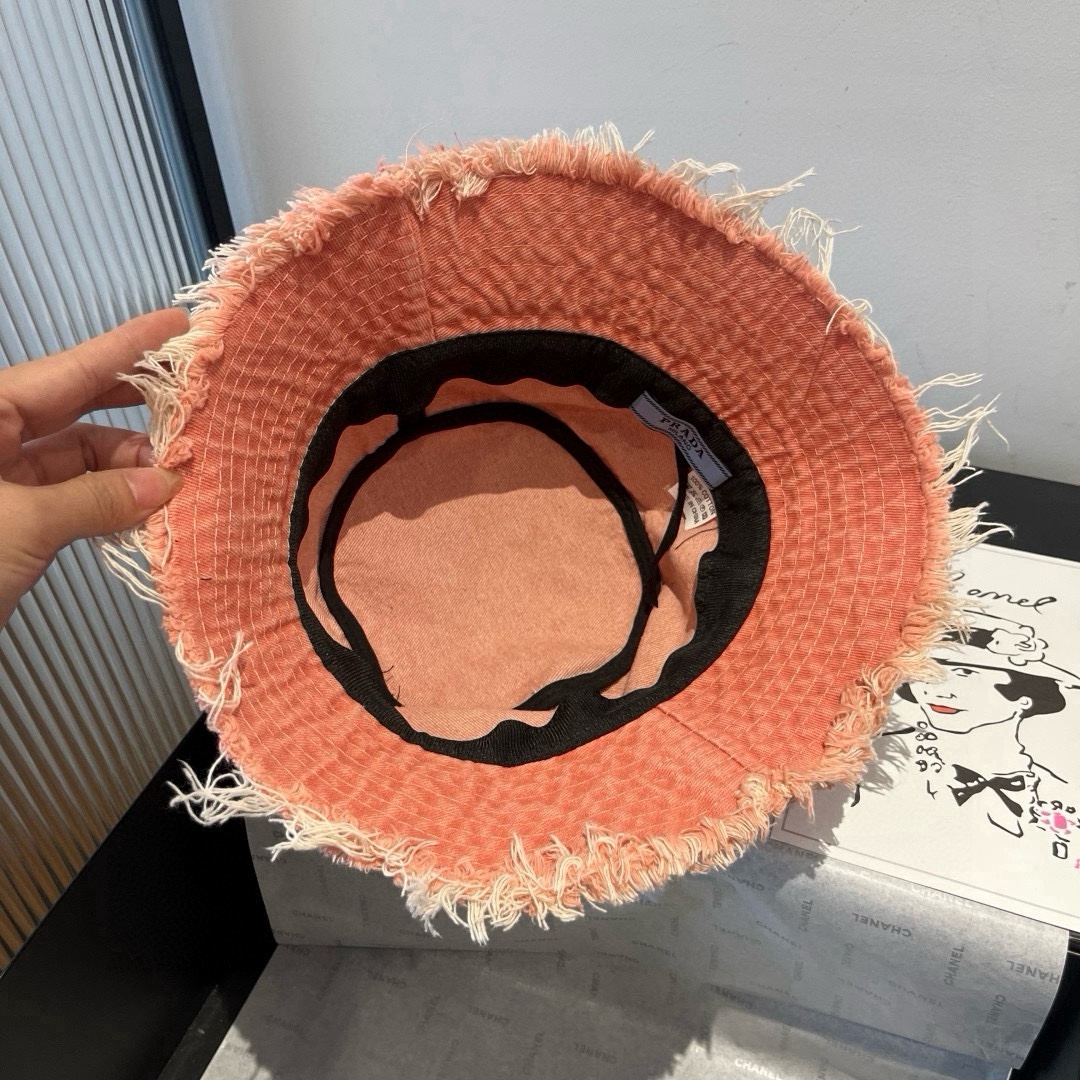 🆕

普拉达新款牛仔渔夫帽，头围57cm