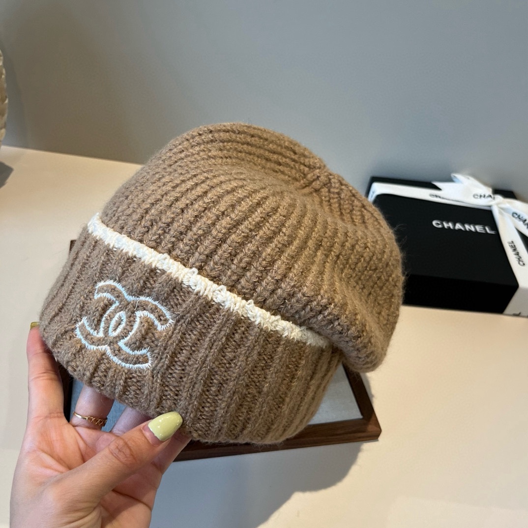 🆕

Chanel香奈儿针织毛线帽，专柜新款